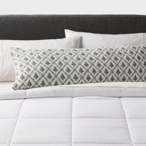 Body Pillow Cover Reversible Matelasse Green Tree - Threshold™